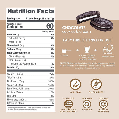 Designer Wellness, Designer Lite, Low Calorie Natural Protein, Prebiotic Fiber, Key Vitamins & Minerals