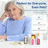 PillSavvy 5 Pack) Daily Pill Tracker Non-Digital, Reusable Medication Reminder for Bottles & Organizers Easy to Use