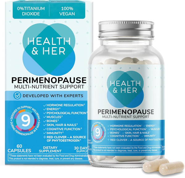 Health & Her Perimenopause Supplement for Women The UKs No.1 Perimenopause Supplement