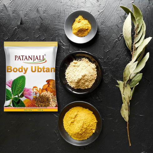 Patanjali Body Ubtan, pack of 2 - 100 g / 0.22 lb