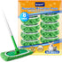 KEEPOW Reusable Mop Pads Compatible with Swiffer Sweeper Mop, 8 Pack Washable Microfiber Cloth Refills for Floor