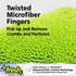 Fresh Professional Microfiber Sponge Cloths, 6-Pack with SILVADUR Odor Control Technology