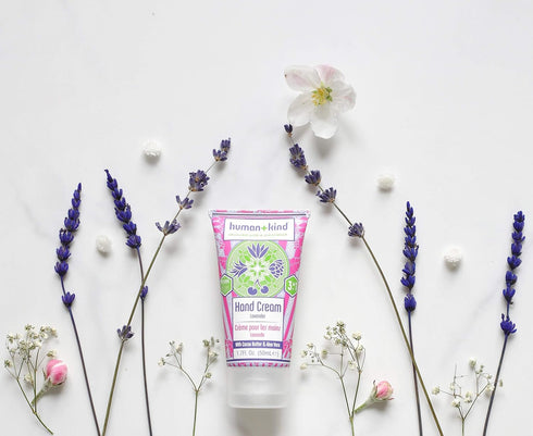 Human+Kind Moisturizing Hand Cream, Lavender, 1.7 oz, Hydrating Cream for Dry, Cracked Skin