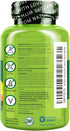 NATURELO One Daily Multivitamin for Women - Energy Support, Whole Food Supplement for Hair, Skin, Nails (60 Capsules,