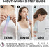OUSTANE Packets 0.5 Fl.Oz/pcs 20 Packaged Travel Size Mouthwash to Go, Alcohol-Free, Non-Burning, Peach Oolong-Tea