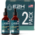 Lions Mane Liquid - Lion Mane Mushroom Supplement for Mental Clarity, Memory & Focus - Non-GMO, Vegan (2 Bottles)