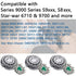 SH90 Replacement Heads Compatible with Philips Series 9000 8000, SH90 Upgraded Replacement Blades Shaving Razor Heads Fit for S9000 S8000 Razor SW97xx, S8950/50 S8950/91 S9311/27