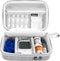 RAIACE Hard Storage Case for Diabetic Supplies, Fits Glucose Meter, Insulin Pen, Blood Sugar Test Strips, Gray