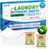 FIXSMITH Laundry Detergent Sheets - 100 Loads (50 Sheets) Fragrance Free, Hypoallergenic, Eco-Friendly Travel Detergent