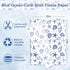 JarThenaAMCS 100 Sheets Ocean Tissue Paper Blue Sea Shell Starfish Gift Wrapping Paper Coastal Beach DIY Art Craft Tissue for Wedding Birthday Summer Party Decor Supplies, 14 x 20 Inch
