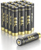 EBL Gold Pro Rechargeable AAA Batteries, 1.2V 1100mAh, High Performance Precharged Triple A Battery - 16 Packs