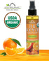 US Organic Body Oil - Fresh Orange Jojoba and Avocado Oil with Vitamin E, USDA Certified Organic, 5 Fl. oz.