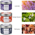Set 3 Pack 6.2 oz 30-35 Scented Candle Gift for Women, Large Soy Wax Candles in Tins, Each, Hr Burn, Lavender, Orange