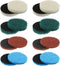 16pcs Electric Cleaning Brush Pad Set with Foam Pads and Heavy Duty Pads for Bosch Home/Garden Battery Cleaning