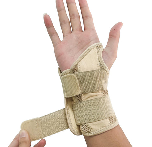NuCamper Wrist Brace Carpal Tunnel Right Left Hand for Men Women, Night Wrist Sleep Supports Splints Arm Stabilizer