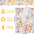 Whaline 100 Sheets Floral Tissue Paper Watercolor Flower Gift Wrapping Paper Colorful Wildflower DIY Art Craft Paper for Spring Wedding Birthday Baby Shower Supplies, 13.7 x 19.6 Inch by Whaline