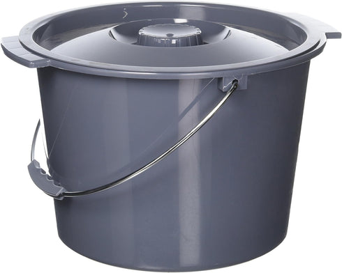 Medline Commode Bucket with Handle and Lid Case