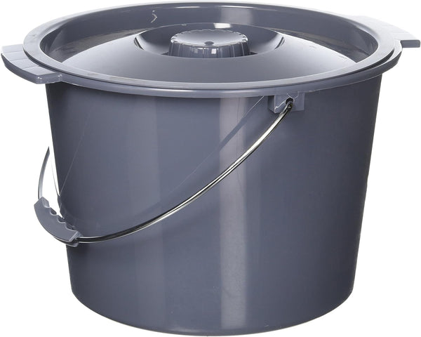Medline Commode Bucket with Handle and Lid Case