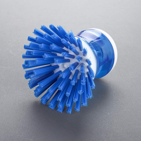 Dish Brush with Soap Dispenser for Kitchen Sink Scrubbing, 2pcs Blue
