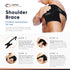 Immobilizer Copper Compression Recovery Shoulder Brace - for Torn Rotator Cuff, AC Joint Pain Relief, Dislocation, Arm