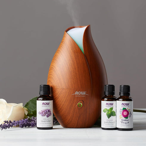 NOW Essential Oils Bottled Bouquet Oil Blend - Floral Aromatherapy Scent, 1-Ounce, Vegan, Child Resistant Cap