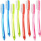 Zopeal Extra Hard Firm Toothbrush for Adults, Bulk 8 Pieces, Huge Head Bristle Full Head Manual Cleaning