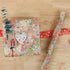 Aimyoo Kraft Floral Wrapping Paper Jumbo Roll, 17 in x 60 ft, All Occasion Flower Gift Wrap for Wedding Birthday Bridal