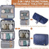 Elviros Toiletry Bag Hanging Travel Organizer for Men and Women, 3 in 1 Multifunctional Large Makeup Cosmetic Case