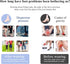 2 Pairs Forefoot Pads - Ball of Foot Cushioning Sleeves for Pain Relief from Callus and Bunion (Honeycomb Gel)