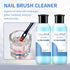 Nail Brush Cleaner 5fl.oz 150ml, Quickly Clean Nail Art Brush and Conditioner for DIY Salon at Home