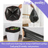 Hommaly 3 Gallon Small Black Trash Bags, 180 Count, Leakproof and Strong for Office, Kitchen, Bathroom