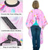Kids Haircut Cape: Waterproof Barber Cape Cover, Unicorn Hair Cutting Cape for Girls with Adjustable Snap Closure
