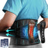 Back Brace for Lower Back Pain, Bionic Spine Design with 2 Reusable Ice Packs, Cold Pad for Sciatica, M
