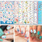 TailaiMei Summer Beach Nail Stickers - 1500+ Pcs Self-Adhesive DIY Nail Art Decals, Shark Nautical Turtle Design (12