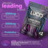 Lucid Superfood Organic Mushroom Coffee with Nootropics - Lion's Mane, Tremella, Cordyceps & Turkey Tail - Instant
