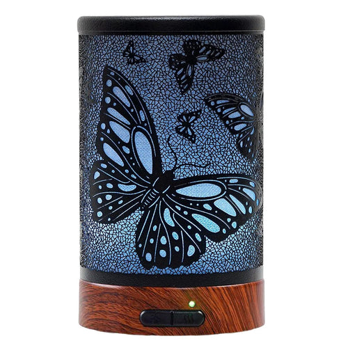 EQUSUPRO Essential Oil Diffuser 150ml, Metal Aromatherapy Oil Diffuser with Auto Shut-Off, 7 Colors for Home Office SPA