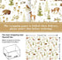 JarThenaAMCS Forest Animal Wrapping Paper -Not Roll- Woodland Gift Wrap Paper Folded Flat DIY Craft Paper for Birthday Baby Shower Party Favors Supplies, 19.7 x 27.6 Inch, 8 Sheet