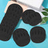 Ball of Foot Cushions - 7 Pairs Black Metatarsal Pads for Pain Relief, Invisible Socks for Women and Men