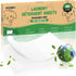 Laundry Detergent Sheets - Up to 120 Loads (60 Sheets), Unscented, Plastic Free, Eco-Friendly & Hypoallergenic