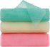 African Bath Sponge, Long Net Bath Sponge, Exfoliating Wash Net, Shower Body Scrubber (3pcs Pink, Beige, Green)