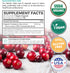 Organic Cranberry Pills - 60 Capsules | 50:1 Concentrate Equals 25,000mg of Fresh Cranberries for UTI Support