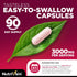 Nutrivein Tart Cherry Capsules 3000mg - 90 Vegan Pills for Pain Relief, Muscle Recovery, Uric Acid Cleanse