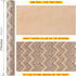 Ulmasinn Kraft Gift Wrapping Paper Roll, 17 Inches X 33 Feet Ethnic Tribal Minimalist Geometric Pattern for Parties