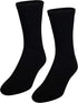 NuVein Loose Knit Diabetic Socks - Black, Large