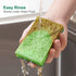 JOYMOOP Clean Sponges, Dual-Sided Non-Scratch Soft Scrub Dish Sponges, Safe for Non-Stick Cookware, Pack of 6