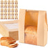 Paper Bread Bags 25PCS | Sourdough Bread Bags for Homemade Bread with Window and 25PCS Label Seal Stickers