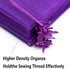 Tendwarm 50PCS 5X7 Inches Organza Gift Bag With Drawstring for Jewelry Candy Favor Pouches