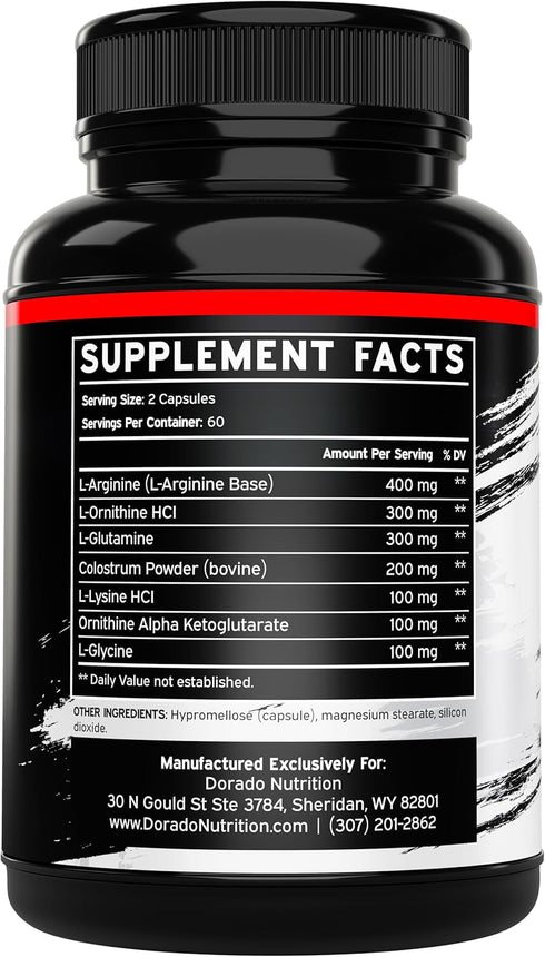 HGH Supplements for Men & Women (120 Count) 1500mg for Muscle Growth & Healthy Human Growth Hormone Levels