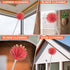 Cobweb Duster with Extension Pole, 59" Adjustable Stainless Steel Pole for High Ceilings and Home Cleaning