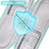 khanka Hard Electric Toothbrush Travel Case with 2 Pack Toothpaste Cap, Compatible with Philips Sonicare